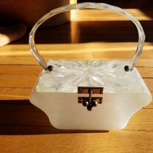 Vintage lucite purse